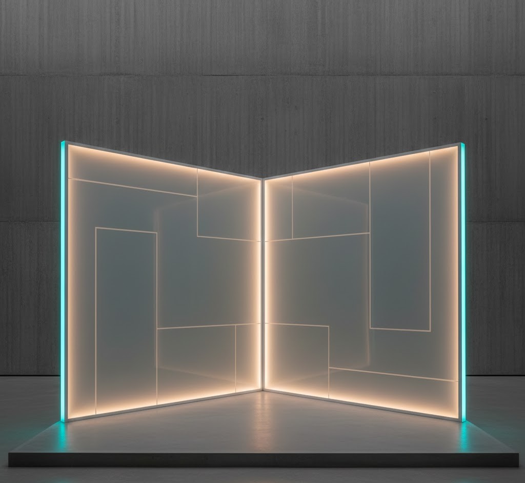 Elegant minimalist photo backdrop design