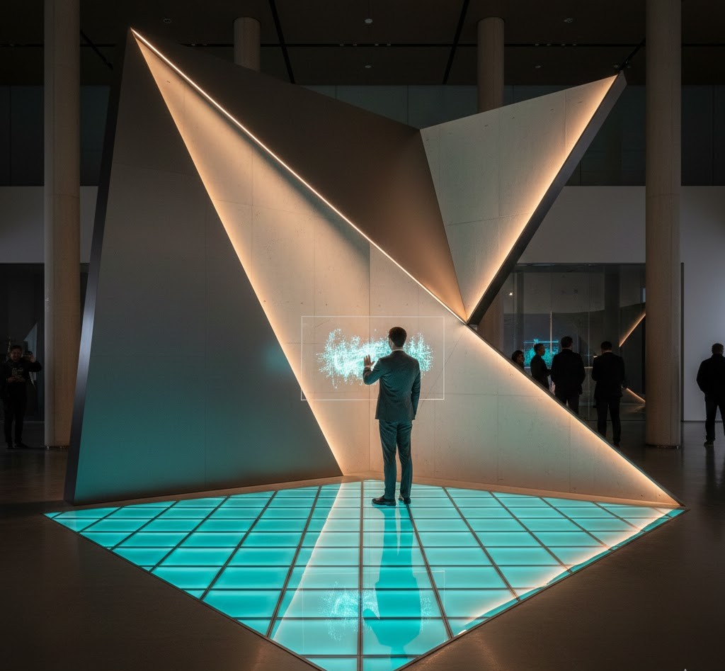 Dynamic interactive photo zone space